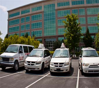 taxi fleet of A-1 Brentwood Taxi